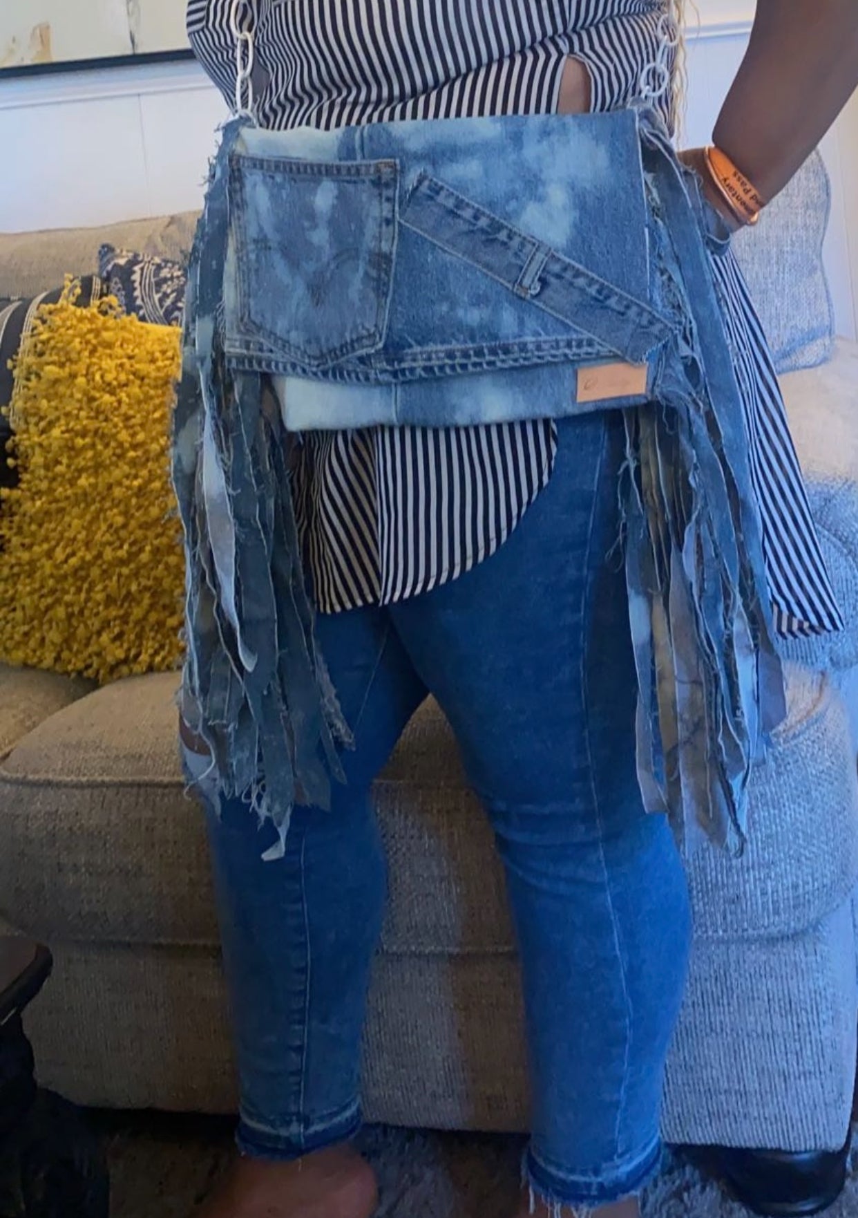 Denim me fringe me