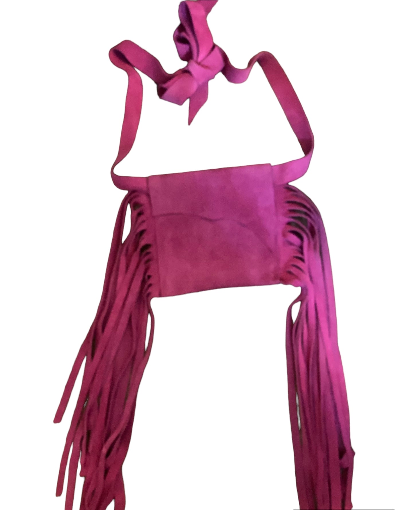 Fuchsia me mini fringe